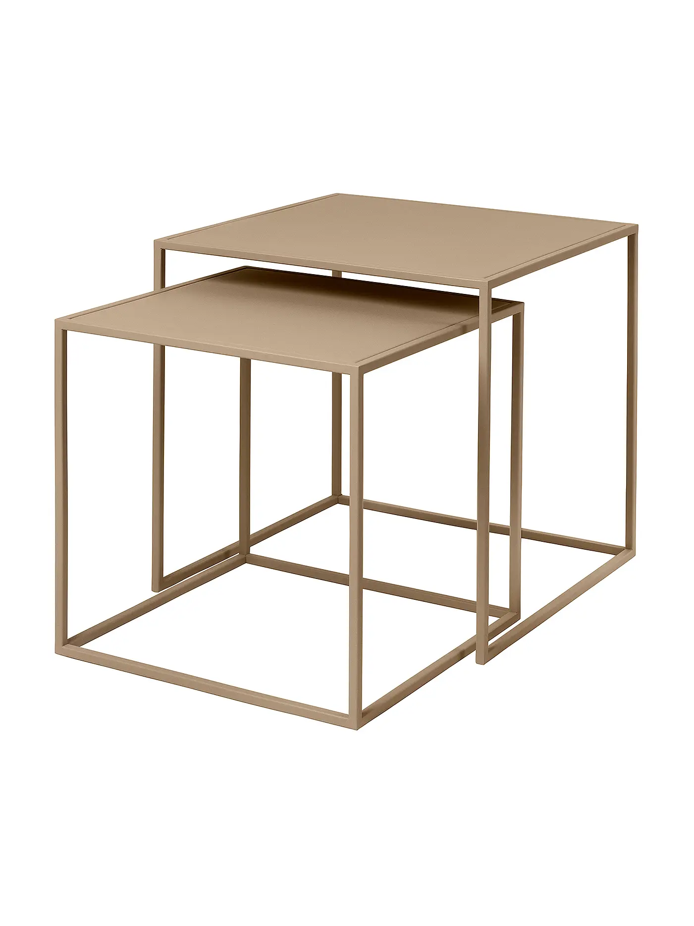 BLOMUS | Beistelltisch Set FERA 2-teilig Mourning Dove | camel